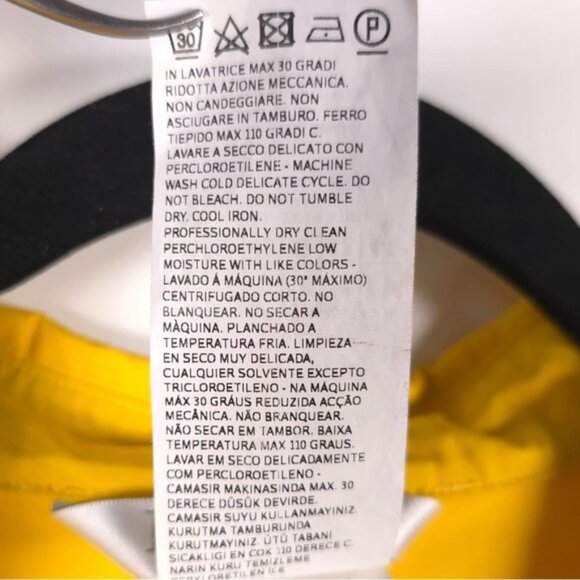 MaxMara ITALY MADE Faux Wrap Dress Vneck Short Sleeve Split Leg Cotton Size 10 - Picture 12 of 12